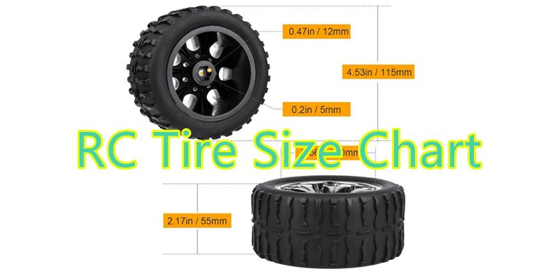 RC Tire Size Chart